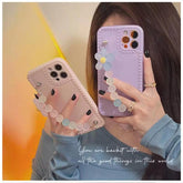 Flower Chain Case Peach